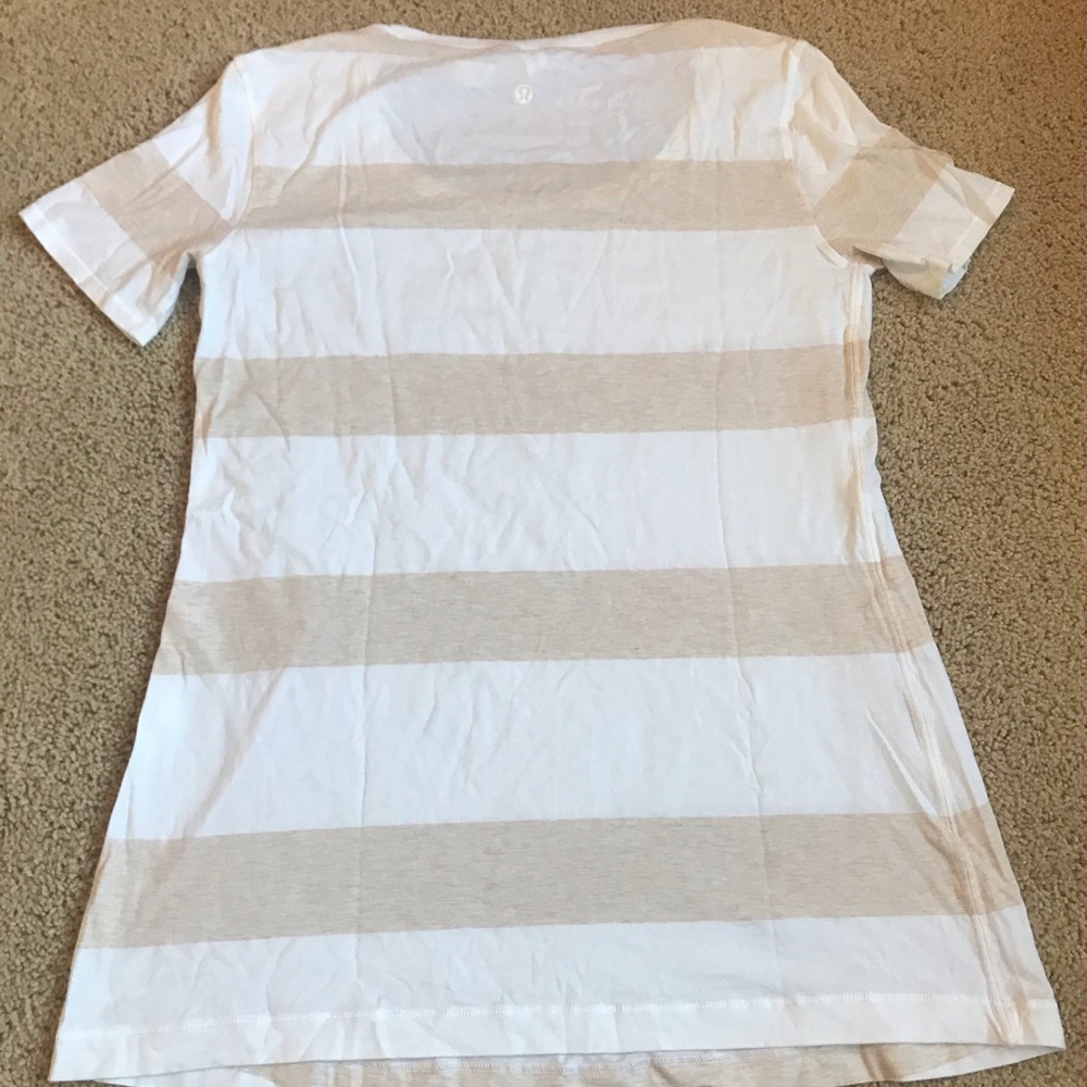 Lululemon Every Yogi Tee, Cashew & White